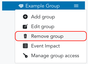 Remove Group Device Groups